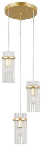 Italux glamour modern függeszték merto arany itxpnd-40930-3a-gd