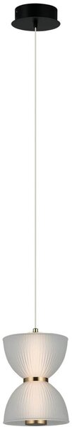 Italux glamour modern függeszték tica fehér fekete itxpnd-83949-1-bk