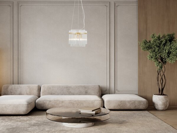 Italux glamour modern függeszték bonte arany itxpnd-40929-3a-gd