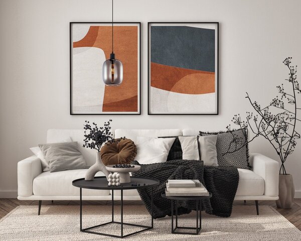 Italux modern függeszték talia fekete füstös itxpnd-36479a-1-bksg