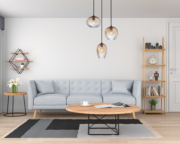 Italux modern függeszték alias borostyán itxpnd-3672-3abroamb