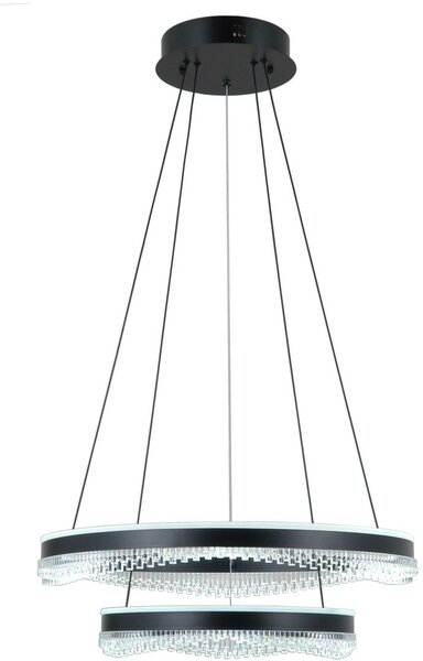 Italux glamour modern függeszték morte matt fekete itxpnd-34535-2l-bk