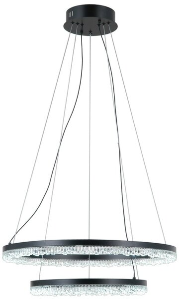 Italux glamour modern függeszték barlo matt fekete itxpnd-34526-2l-bk