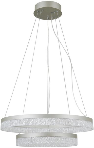 Italux glamour modern függeszték pantal ezüst itxpnd-34533-2l-silv