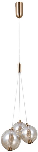 Italux glamour modern függeszték butero arany itxpnd-34359-3hbramb
