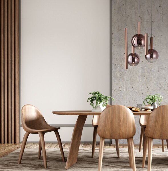 Italux modern függeszték camino réz itxpnd-24038-5a-copp
