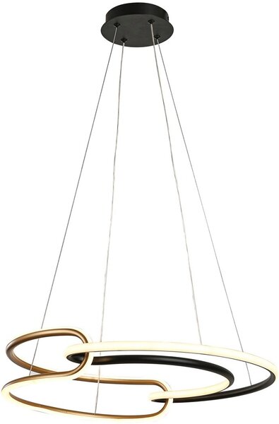 Italux modern függeszték casar fekete arany itxpnd-24002-bk-gd