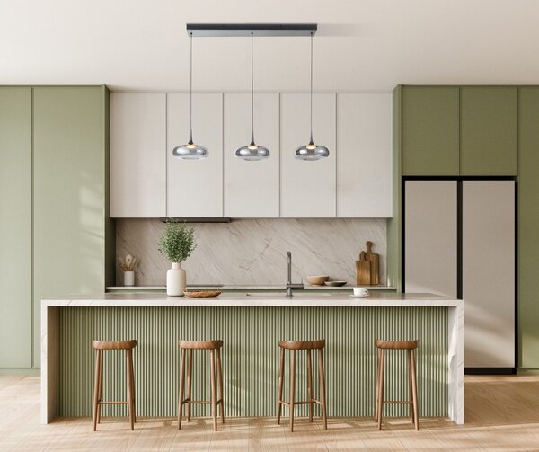 Italux modern függeszték tenele ezüst itxpnd-24028-3b-silv