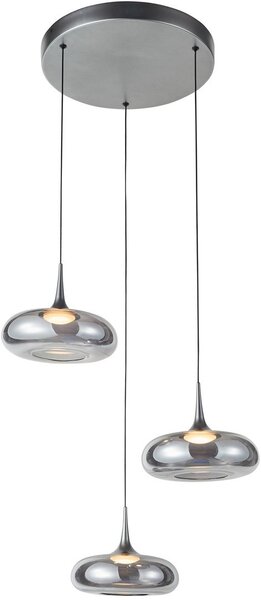 Italux modern függeszték tenele ezüst itxpnd-24028-3a-silv