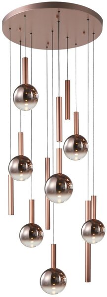 Italux modern függeszték camino réz itxpnd-24038-12acopp