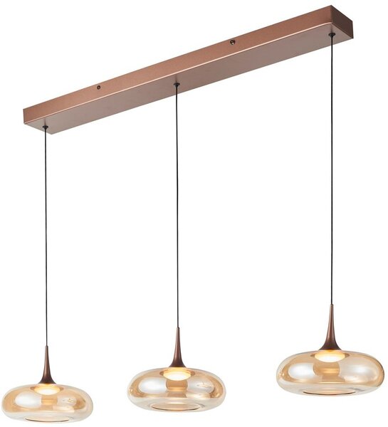 Italux modern függeszték tenele réz itxpnd-24028-3b-copp
