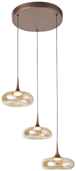 Italux modern függeszték tenele réz itxpnd-24028-3a-copp