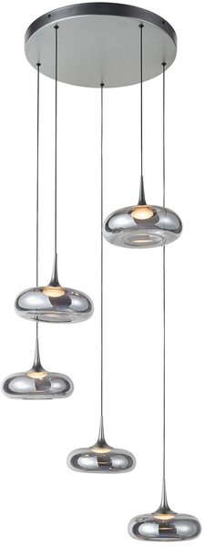Italux modern függeszték tenele ezüst itxpnd-24028-5a-silv