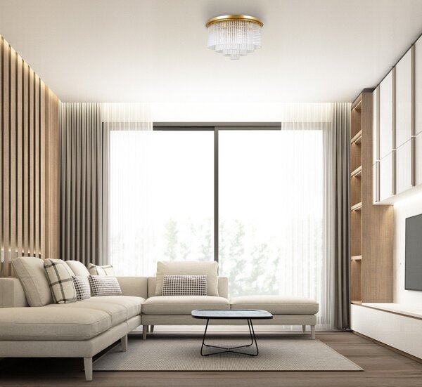 Italux glamour modern mennyezeti lámpa naute arany itxplf-40931-9a-gd