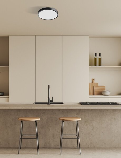 Italux modern mennyezeti lámpa botta fekete itxplf-63746-m-bk