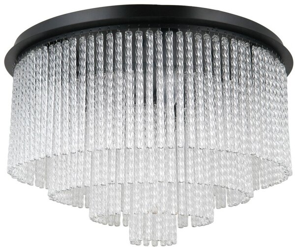 Italux glamour modern mennyezeti lámpa naute matt fekete itxplf-40931-9a-bk