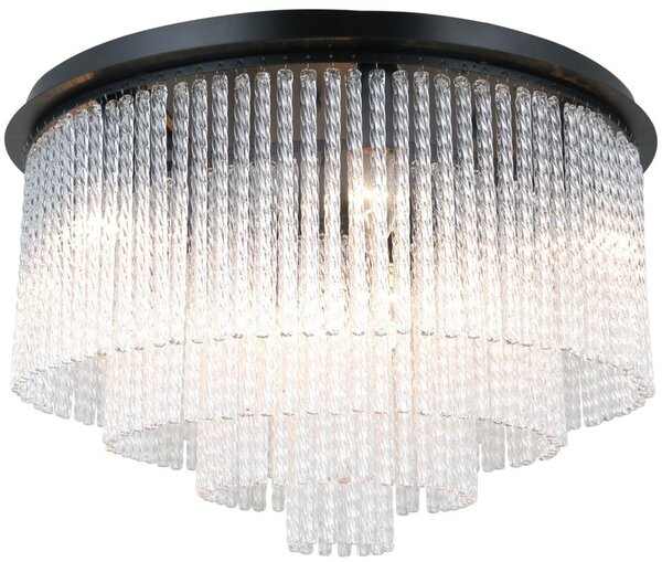 Italux glamour modern mennyezeti lámpa naute matt fekete itxplf-40931-9a-bk