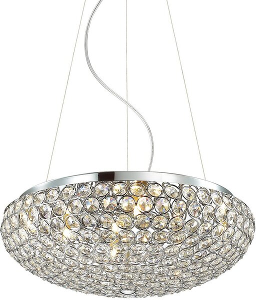 Italux glamour kristály modern függeszték santo króm itxma04995ca-007
