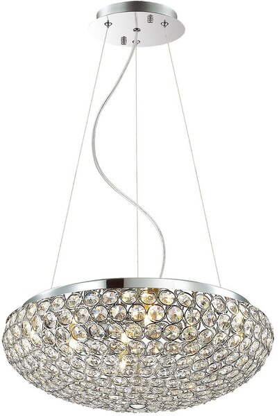 Italux glamour kristály modern függeszték santo króm itxma04995ca-007