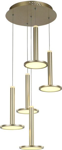 Italux modern függeszték oliver arany itxmd17033012-5agold