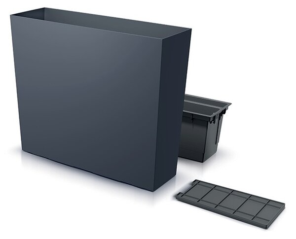 Prosperplast URBI CASE T virágcserép 77 cm antracit