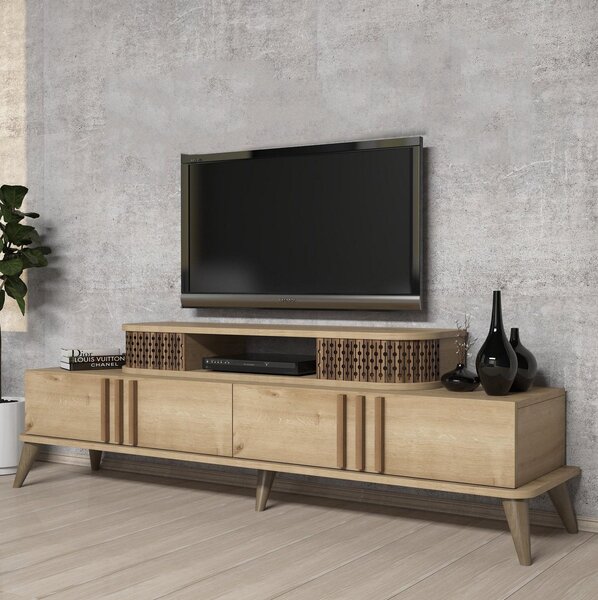 TV asztal/szekrény Lamele 3 (tölgy) . 1095637