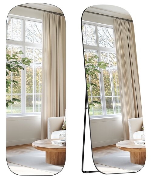 Oglinda de podea Songmics Negru 160x50x3.8 cm