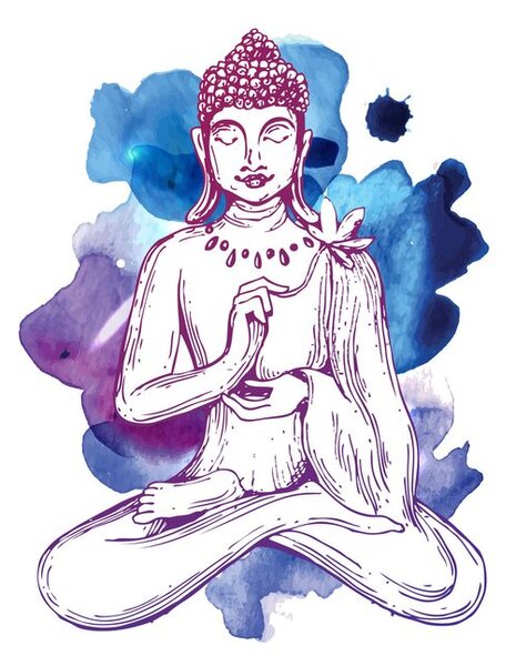 Kép Buddha illusztrációja