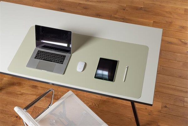 Könyökalátét, PP, 120x60 cm, RS OFFICE, Puro Sens Stijl Soft Pistacio (BRDESKP120P)