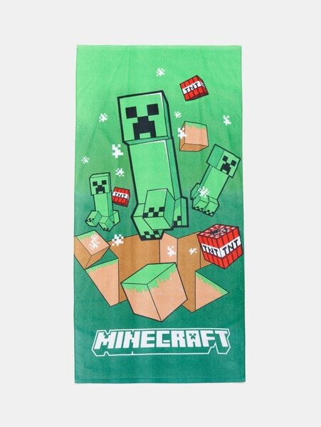Sinsay - Pamut törölköző Minecraft - zöld