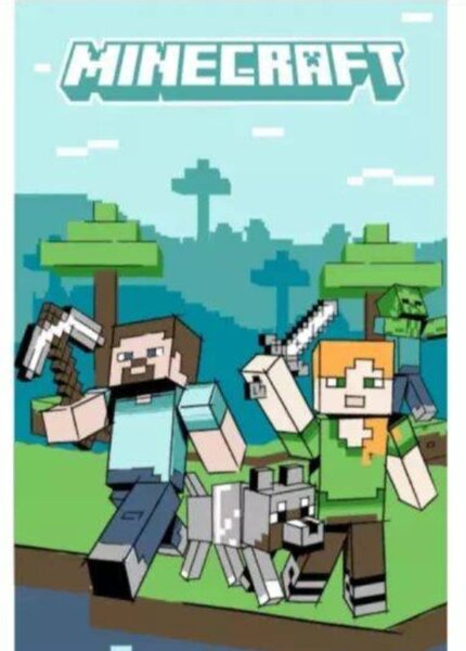 Minecraft kéztörlő (wolf)