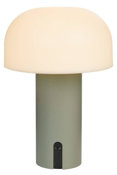 MUSHROOM vezeték nélküli kültéri lámpa, zsályazöld