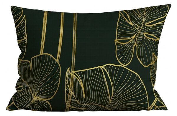 Mikroszálas párnahuzat VENECIA 70x90 cm, sötétzöld