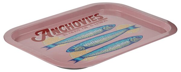 ANCHOVIES fém tálca 20x30cm , halas