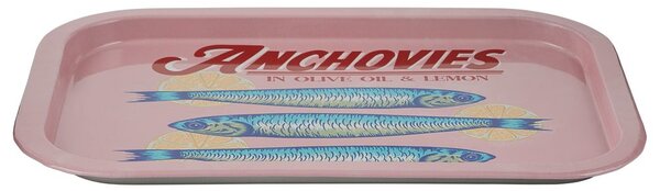 ANCHOVIES fém tálca 20x30cm , halas