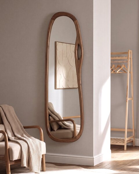 Falitükör CORBARIEU 45 cm 159 cm Császárfa Barna