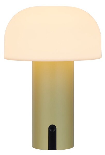 MUSHROOM LED kültéri lámpa 22 cm , sárga