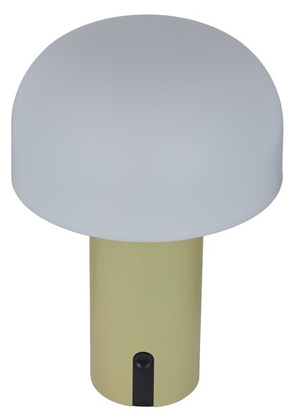 MUSHROOM LED kültéri lámpa 22 cm , sárga