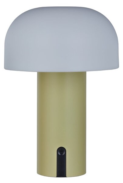 MUSHROOM LED kültéri lámpa 22 cm , sárga