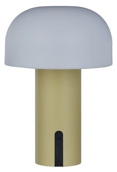 MUSHROOM LED kültéri lámpa 22 cm , sárga