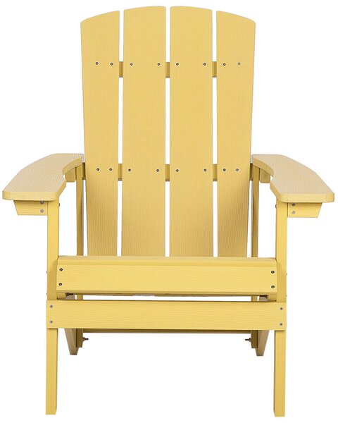 Kerti szék ADIRONDACK Sárga
