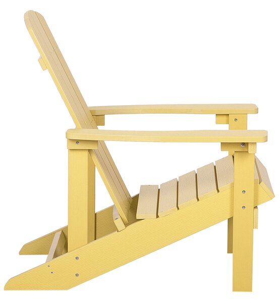 Kerti szék ADIRONDACK Sárga