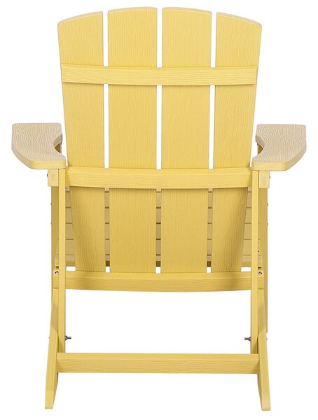 Kerti szék ADIRONDACK Sárga