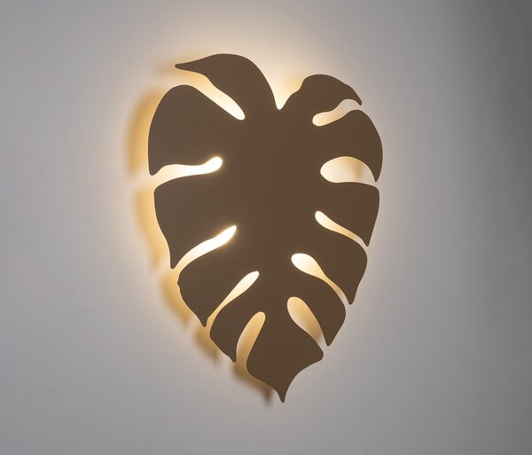 Monstera dekoratív fali lámpa