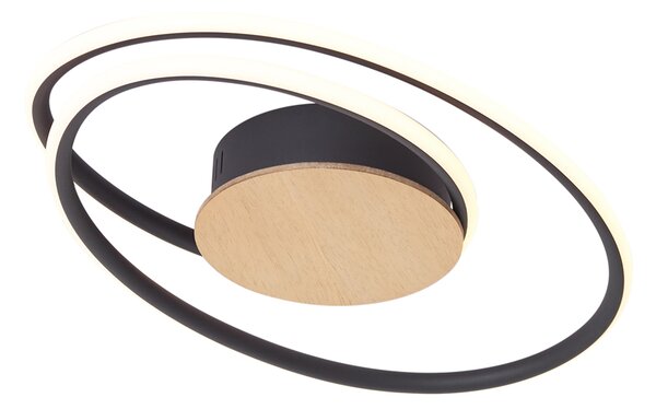 Design mennyezeti lámpa fa LED-del 3 lépésben dimmelhető - Rowan