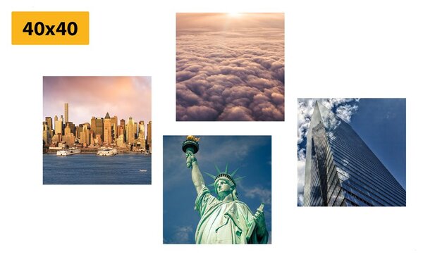 Képszett New York egyedi színekben