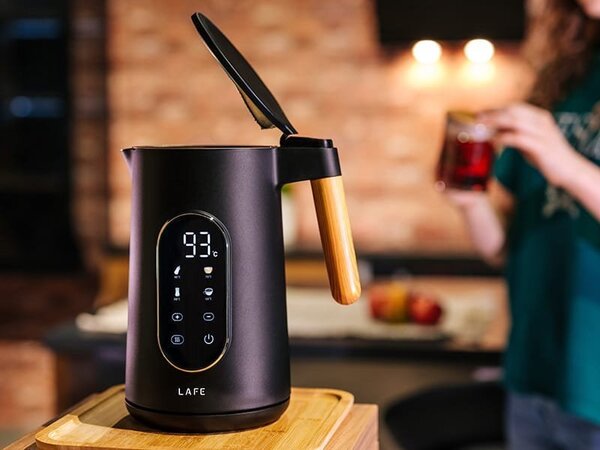 LaFe KettleX Pro, 2200W, 1.7 L, Dupla falú, Hőfokszabályzó, Rozsdamentes acél, Vezeték Nélküli, Vízforraló