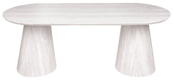 Étkezőasztal LUMAN Travertin hatású 220 cm 95 cm