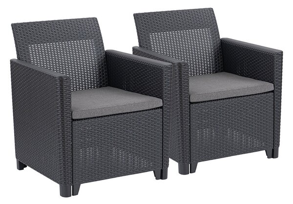 Claire duo műrattan kerti fotel