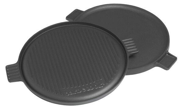 Barbecook BC-ACC-7087 zománcozott öntöttvas grill lap, kétoldalas, kerek, 35cm